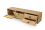 Hanah Home Hapsiyas 180 Soporte de TV Roble y Negro